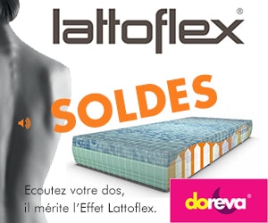 Bon plan 20% de réduction d'achat valable sur toute la gamme LATTOFLEX