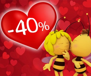 Code promo - 40% de réduction avec le code promo spéciale Saint-Valentin