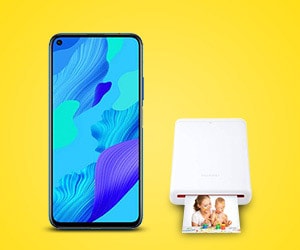 Bon plan Huawei nova 5T 128Go bleu + pocket printer à 359€ au lieu de 528€