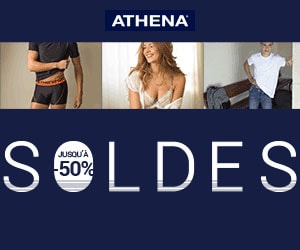Bon plan Athena Femme, Homme et Junior : une sélection de produits jusqu'à 50%