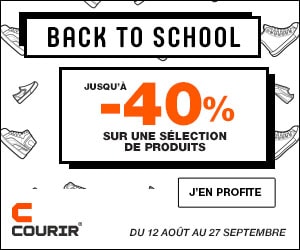 Bon plan Back to School : jusqu'à -40%  sur une sélection de chaussures