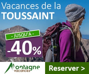 Code promo Vacances Toussaint : jusqu'à -40% + 15€ SUPPL. sur votre séjour 7 nuits et plus cet automne