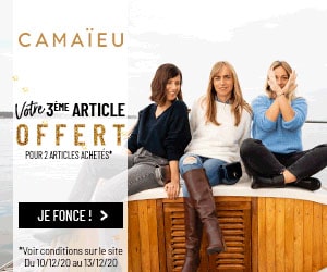 Bon plan 2 articles achetés , le troisième est offert