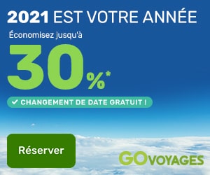 Bon plan Jusqu'à -30% sur les voyages en 2021