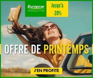 Bon plan -20% sur vos locations pour les vacances de printemps et d'été