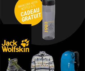 Bon plan La bouteille d'eau  MANCORA 40TH BOTTLE en cadeau