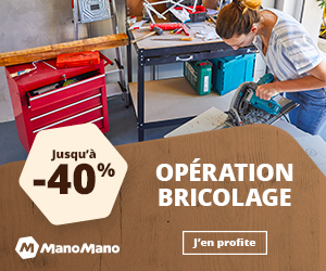 Bon plan Jusqu'à -40% sur sélection de produits pour bricoler, jardiner ou aménager + livraison gratuite