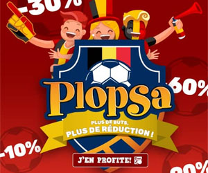 Code promo Pour chaque match gagné par la Belgique, une réduction de 10% par but sur les tickets >1m