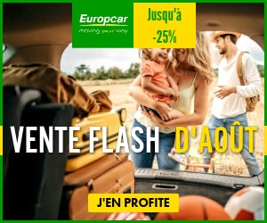 Bon plan VENTE FLASH D'AOUT - Jusqu'à -25% de remise