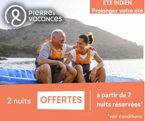 Bon plan Vacances Été Indien : 2 nuits OFFERTES à partir de 7 nuits réservées et annulation sans frais