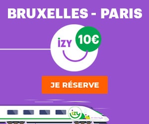 Bon plan Billets IZY low cost‎ Paris-Bruxelles dès 10€
