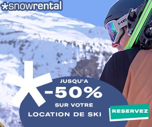 Deal Jusqu'à 50% de remise sur la location de ski + 5% supplémentaires avec code promo