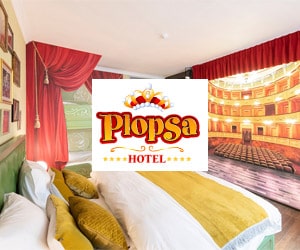 Code promo CODE PROMO 15% de réduction sur l'hôtel Plopsa en juin