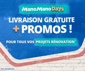 Les ManoDays : jusqu'à -50% sur tous vos projets de rénovation + livraison gratuite