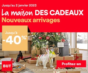 Code promo C'est déjà Noël ! Jusqu'à -40% sur une sélection de produits +10% supplémentaires