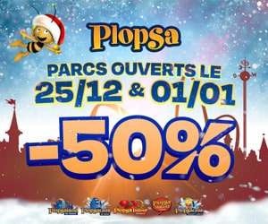Code promo Spécial Nouvel An : 50% de réduction les tickets ≥1m en ligne