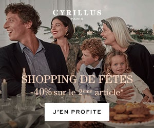 Bon plan Offre Joyeuses fêtes : -40% sur le 2ème article préféré