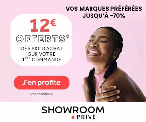 Deal -12€ de remise dès 50€ d'achats sur votre 1ère commande