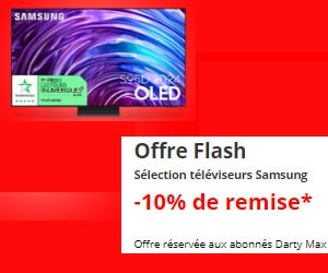 Bon plan 10% de remise supplémentaire sur une sélection Samsung