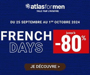 Bon plan French Days jusqu'à -80% sur une sélection d'articles pour homme