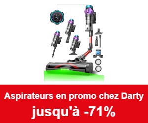 Deal Aspirateurs en promo chez Darty : jusqu'à -71% sur les aspirateurs balais, robots et traîneaux
