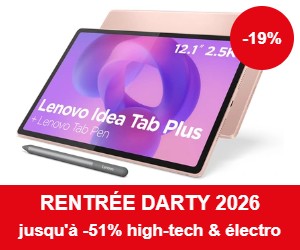 Bon plan Rentrée 2026 chez Darty : jusqu'à -51% sur une sélection high-tech et électroménager