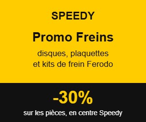 Deal Promo freins Speedy : -30% sur les disques, plaquettes et kits de frein Ferodo
