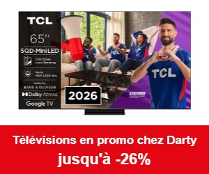 Deal Télévisions en promo chez Darty : jusqu'à -26% sur les TV LED, QLED et OLED