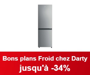 Bons plans Froid chez Darty : jusqu'à -34% sur les réfrigérateurs et congélateurs