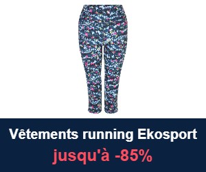 Vêtements de running en promo chez Ekosport : jusqu'à -85% + 10% supplémentaires avec un code promo