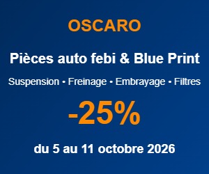 febi et Blue Print chez Oscaro : -25% sur toutes les pièces auto jusqu'au 11 octobre