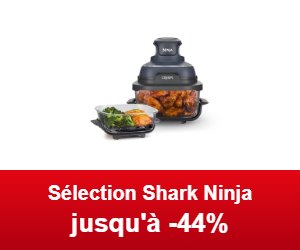 Sélection Shark Ninja chez Darty : jusqu'à -44% + 10% offerts en carte cadeau