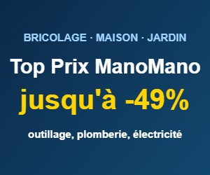Top Prix ManoMano : jusqu'à -49% sur l'outillage Makita, Bosch, la plomberie et l'électricité